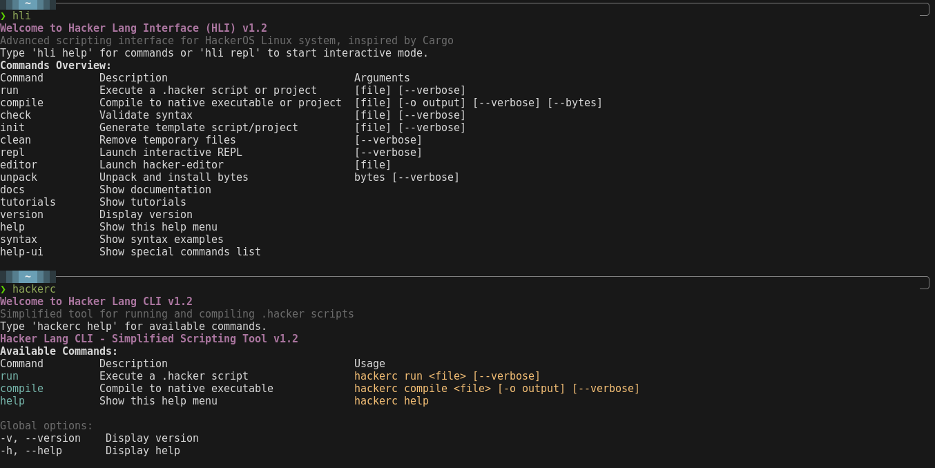 Hacker Language Screenshot